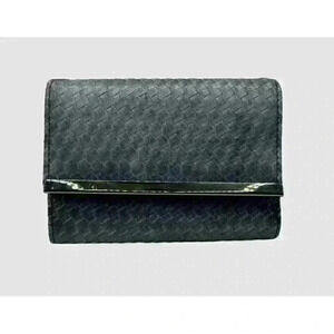 NWOT My Big Fat Wallet by Mundi Charcoal Black Tri Fold Womens